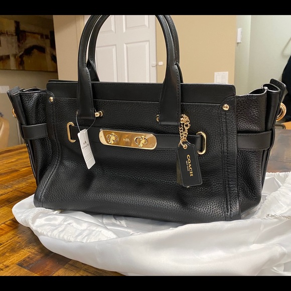 Black/gold coach purse nwt - Picture 2 of 7